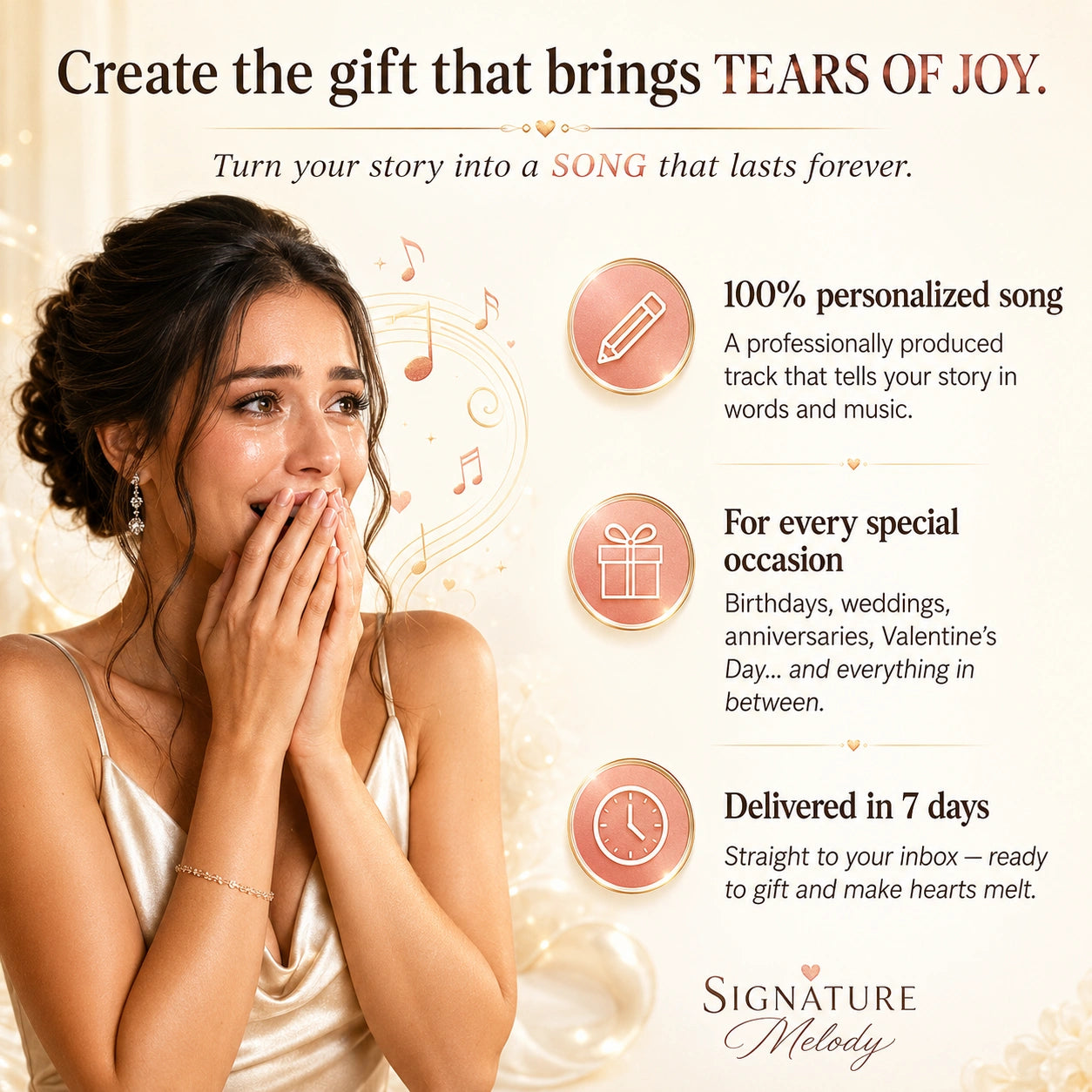 Turn Your Love Story Into a Musical Masterpiece.