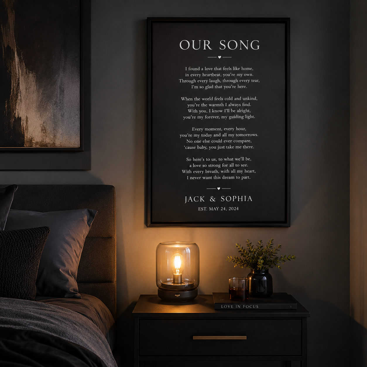 PDF of personalized lyrics
